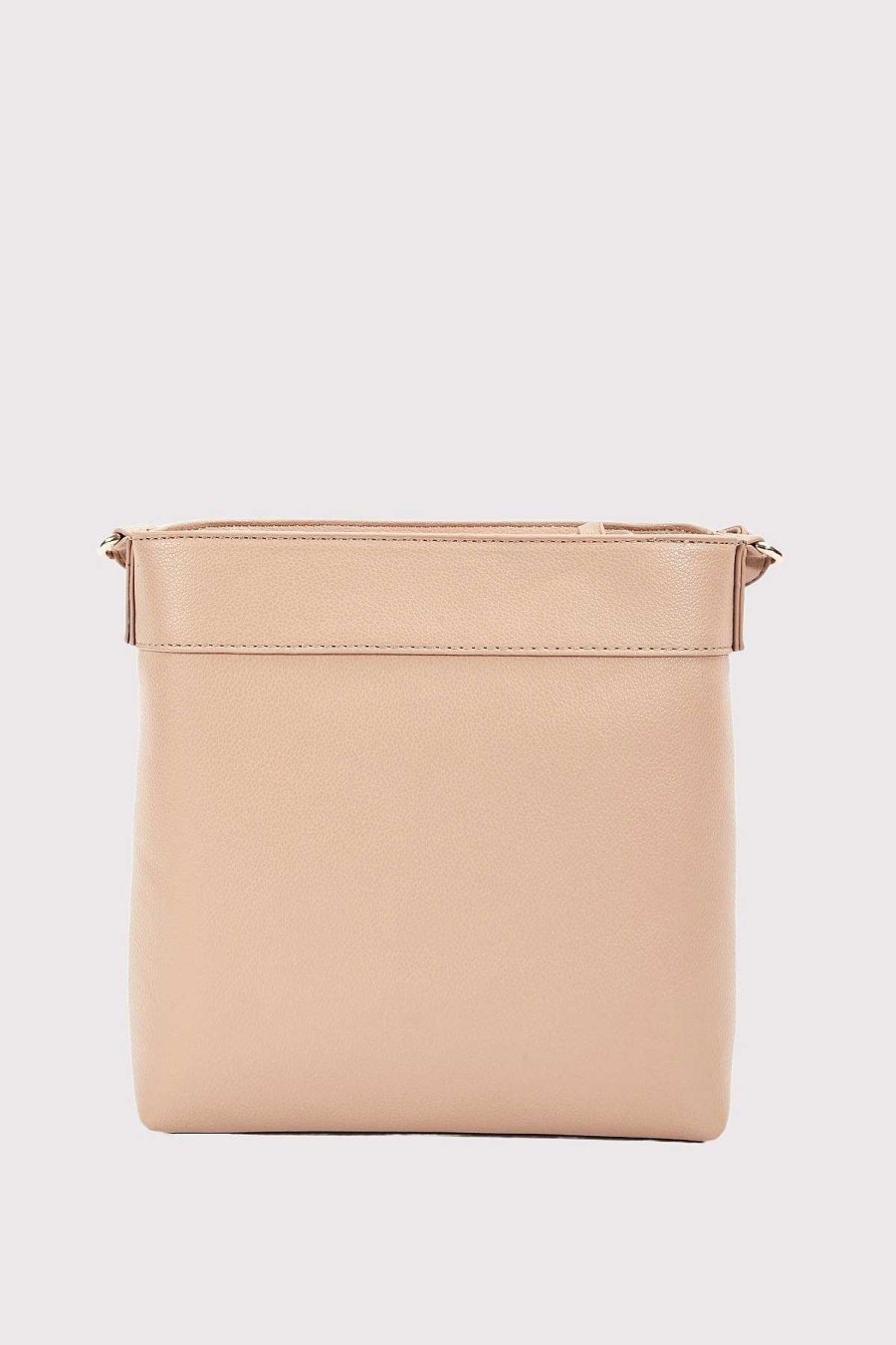 Accessories | SOUL Accessories Classic Crossbody Front Zip Bag In Beige