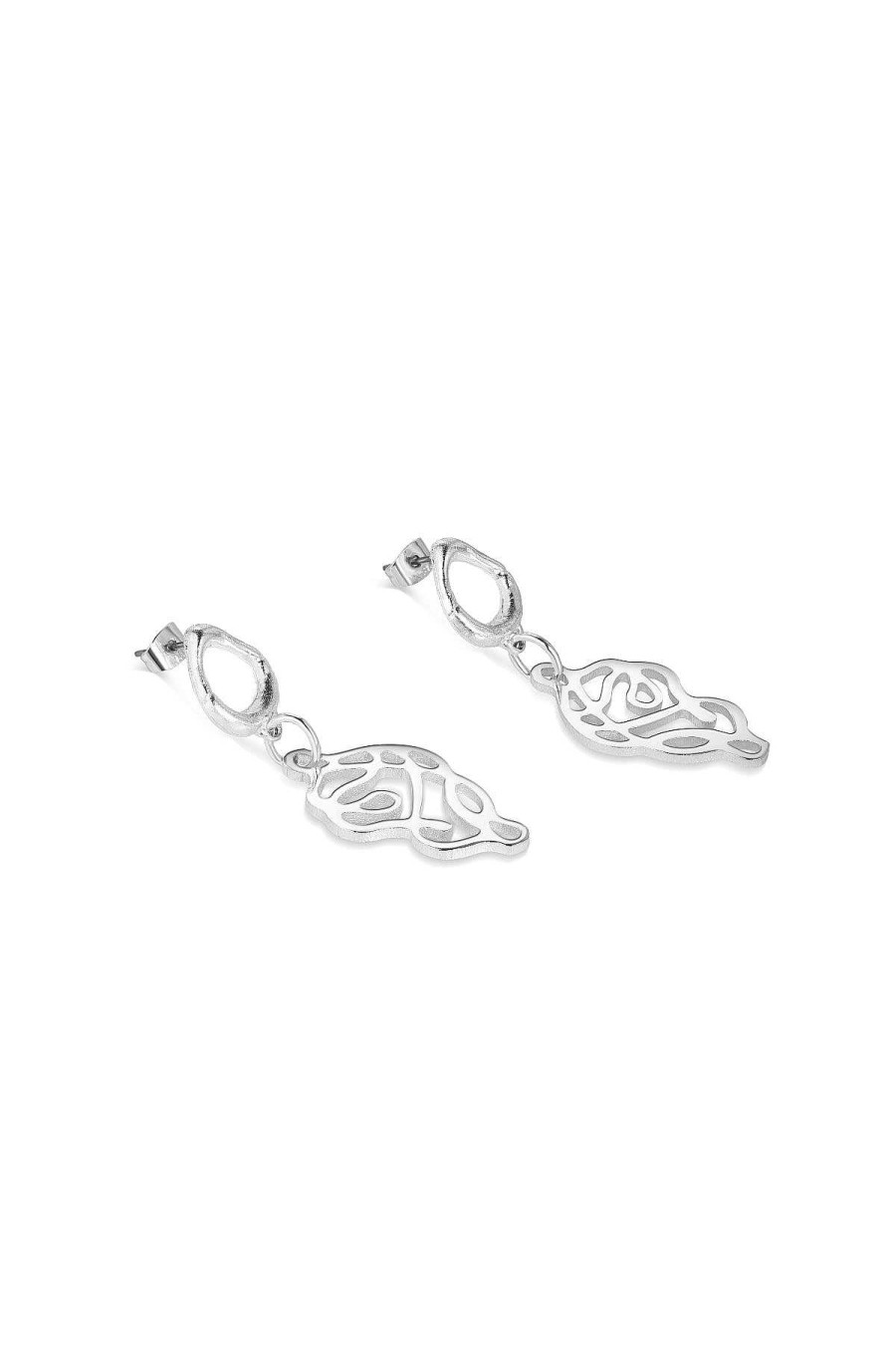 Boxed Gifts | Newbridge Silverware Jewellery Molten Knot Drop Earrings