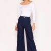 Jeans & Trousers | Pala D'oro Wide Leg Jeans In Denim