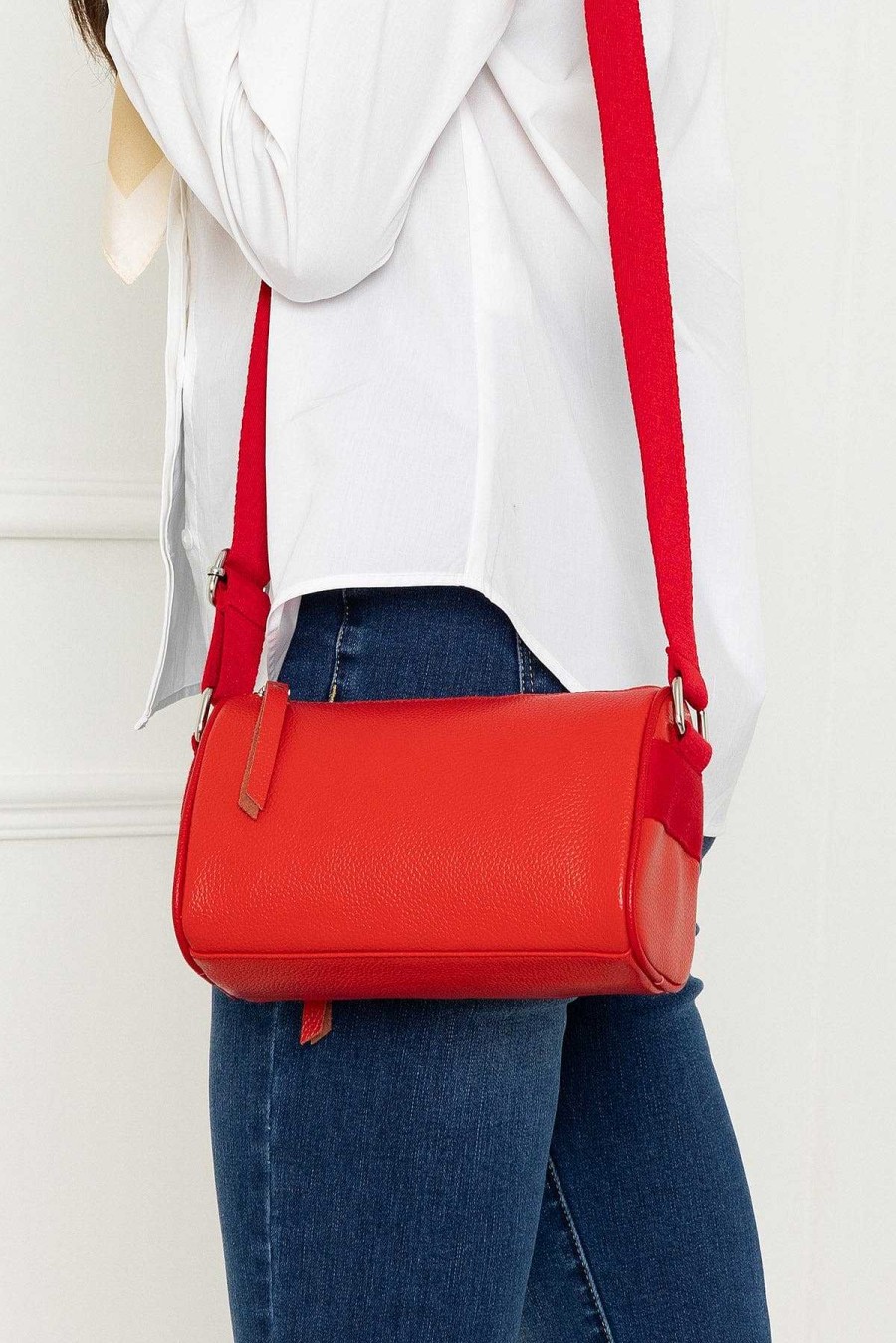 As Seen On Social | SOUL Accessories Leather Cross Body In Red