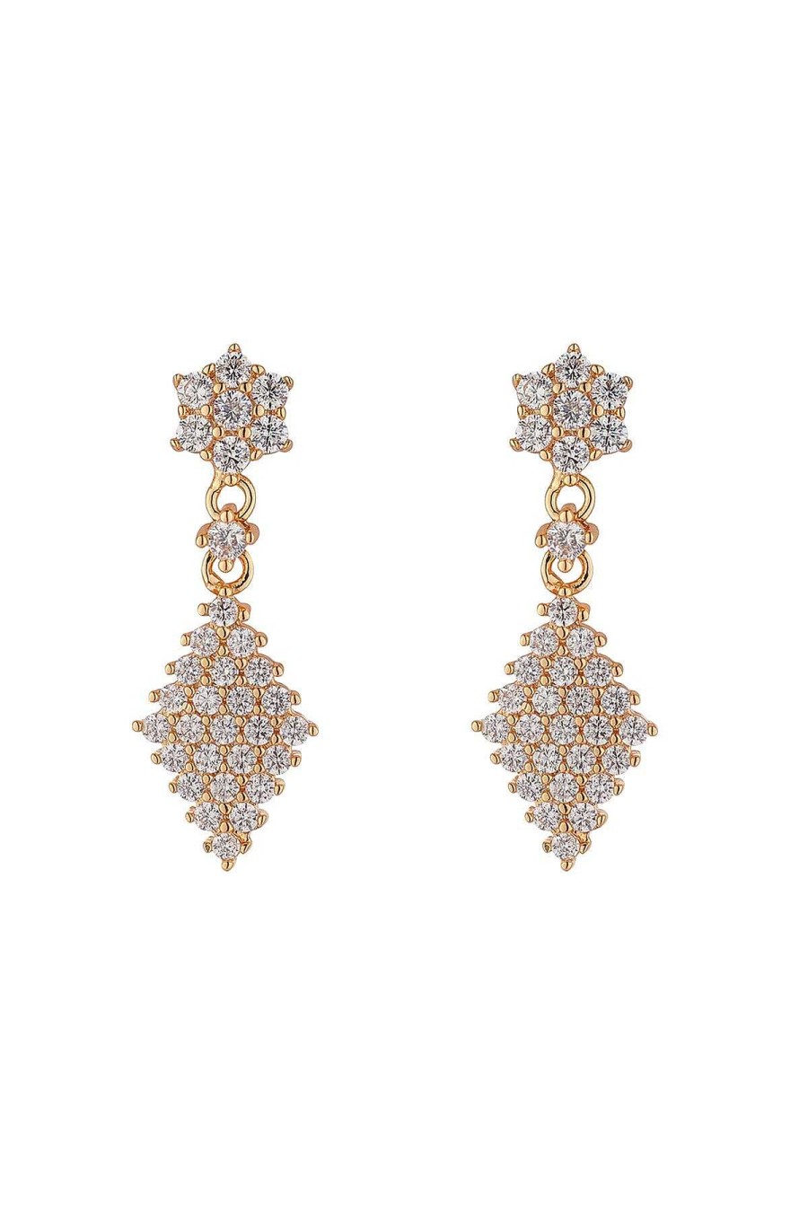 Boxed Gifts | Knight & Day Gold Diamond Drop Earrings