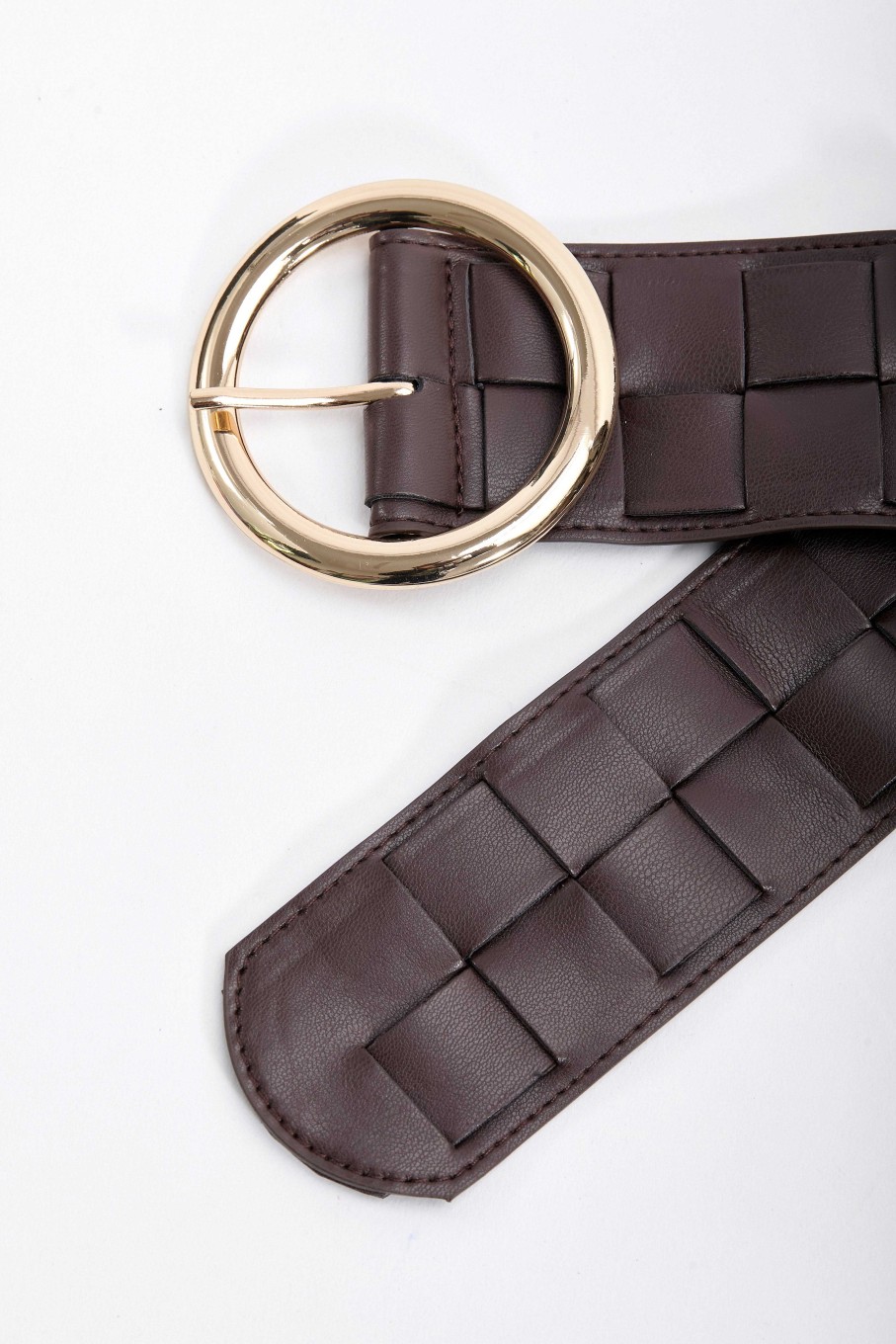 Belts | SOUL Accessories Weave Waist Brown Belt