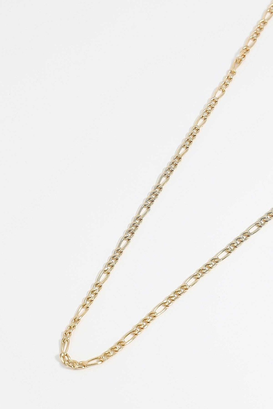 As Seen On Social | Soul Jewellery Figaro Link Necklace In Gold