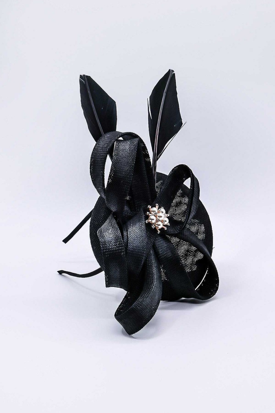 Fascinators | SOUL Accessories Diamante Feature Fascinator In Black