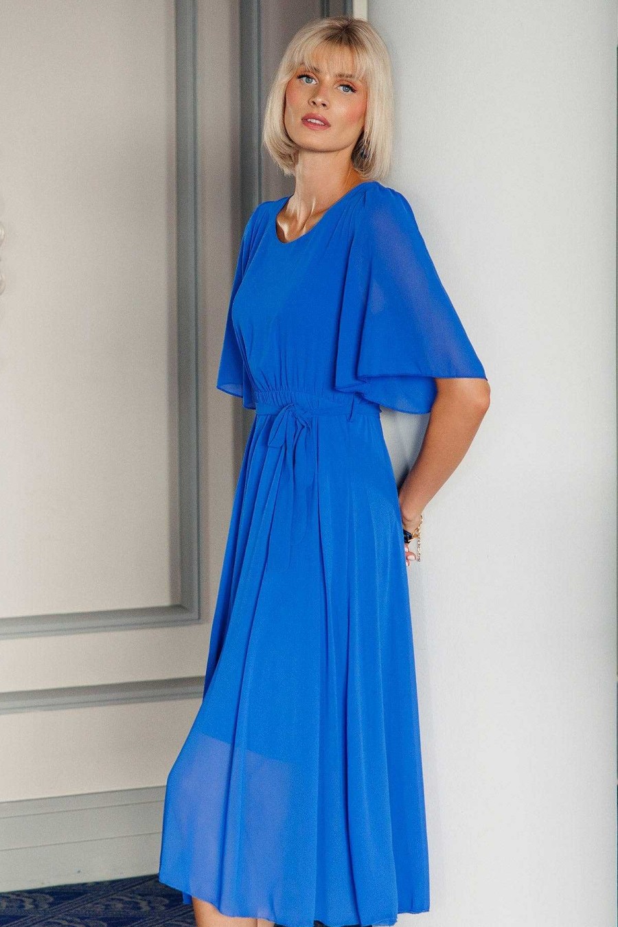 Sale Dresses | Pala D'oro Philipa Blue Midi Dress