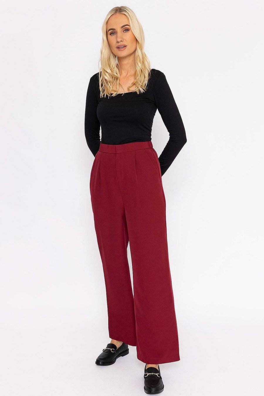 Jeans & Trousers | Rowen Avenue Rubix Pant In Burgundy