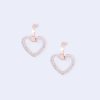 Jewellery | Knight & Day Gold Hoop & Heart Earrings