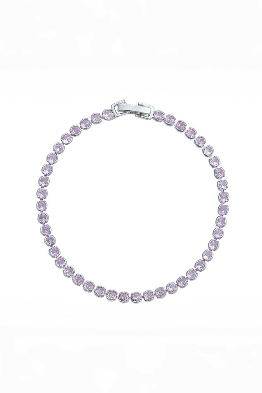 Jewellery | Knight & Day Dakota Pink Tennis Bracelet