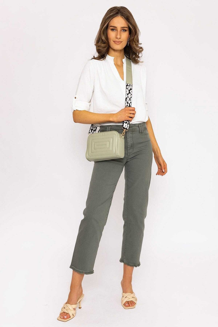 Jeans & Trousers | Kalisson Seamless Hem Jeans In Khaki