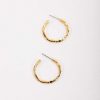 Boxed Gifts | Joularie Foil Open Hoop Earring