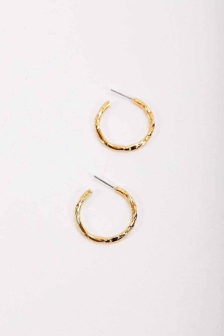 Boxed Gifts | Joularie Foil Open Hoop Earring