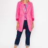 Coats & Jackets | Pala D'oro 3/4 Suede Jacket In Pink