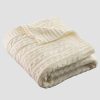 Homeware | Galway Crystal Soft White Aran Knit Throw