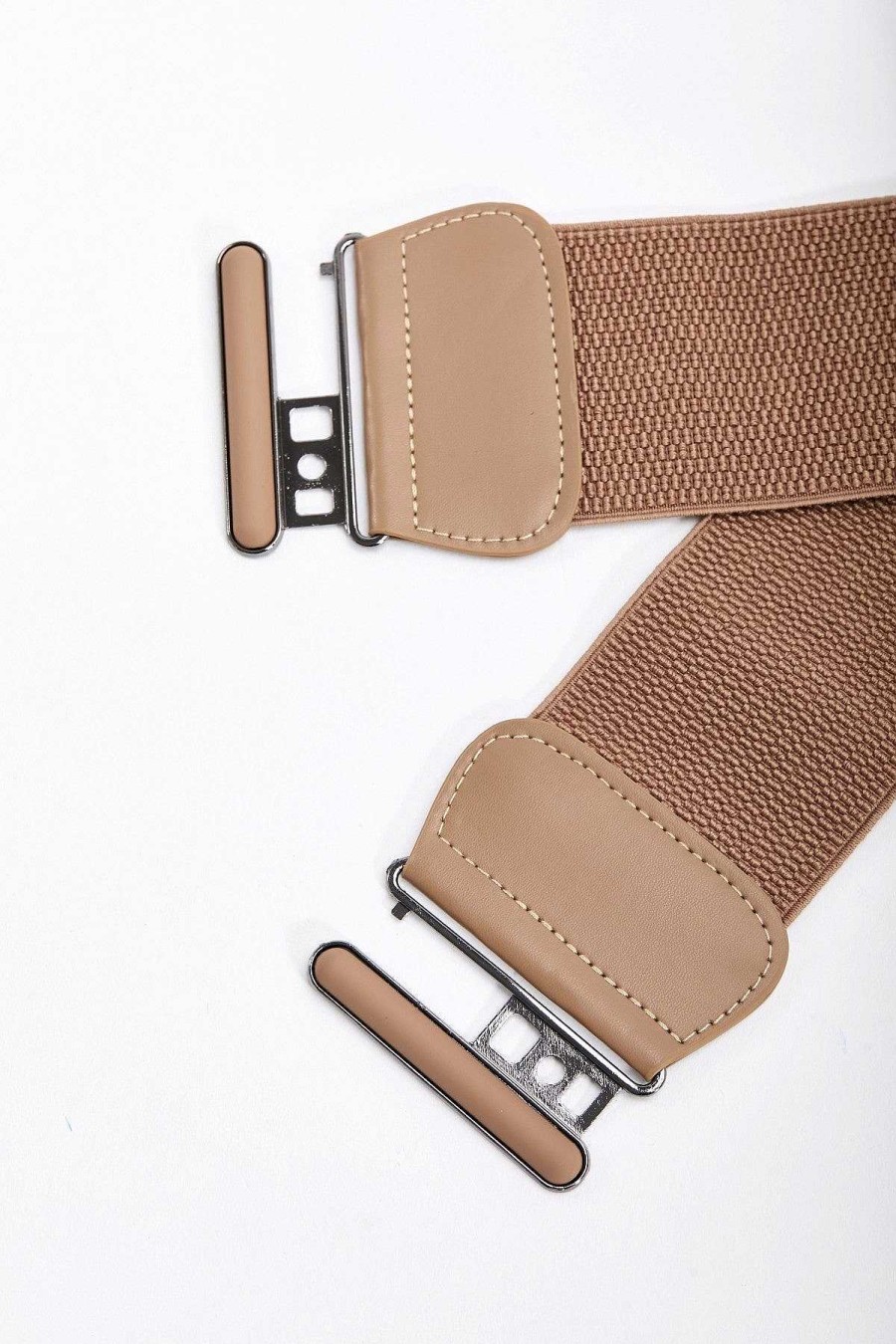 Belts | SOUL Accessories Elasticated Brown Belt