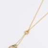 Necklaces | Joularie Wrapped Diamante Necklace In Gold