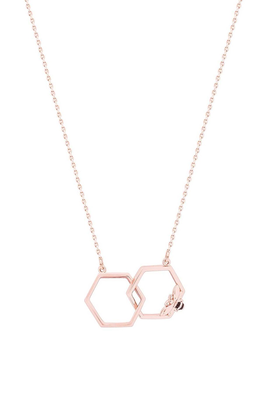 Necklaces | Tipperary Crystal Jewellery Bee Hexagonal Infinity Pendant