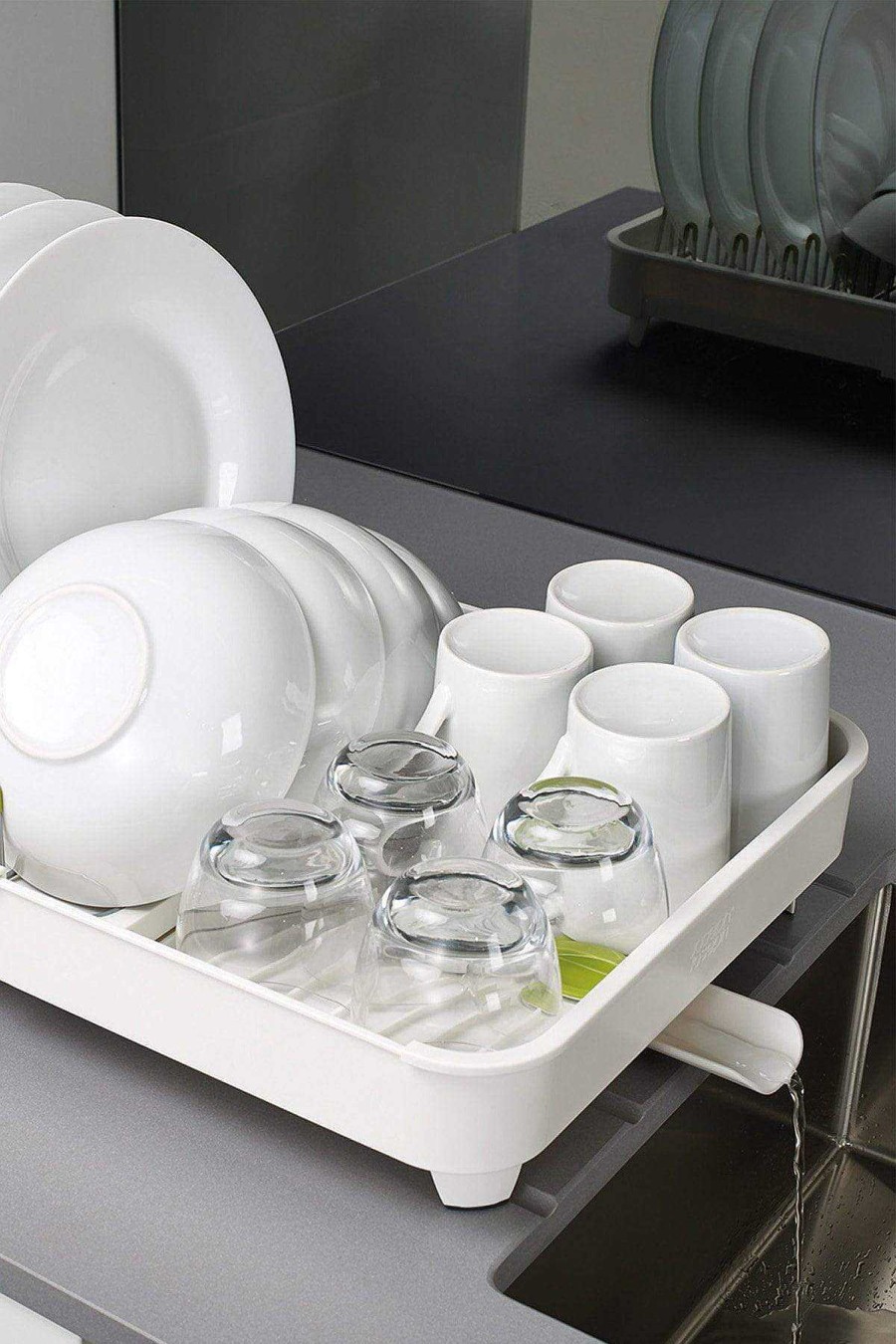 Homeware | Joseph Joseph Extendable Dish Rack In White