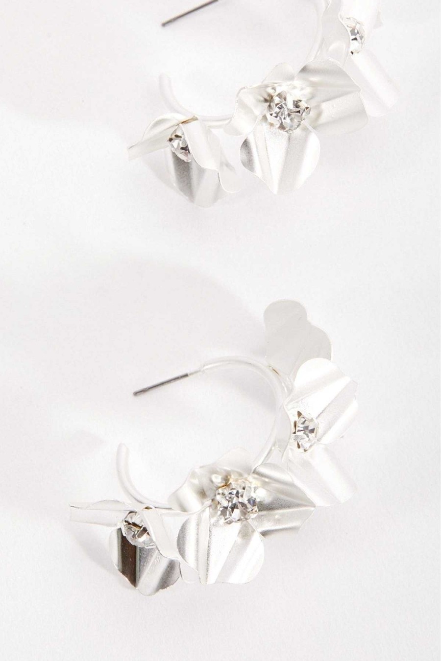 As Seen On Social | Soul Jewellery Silver Tone Flowers Earrings