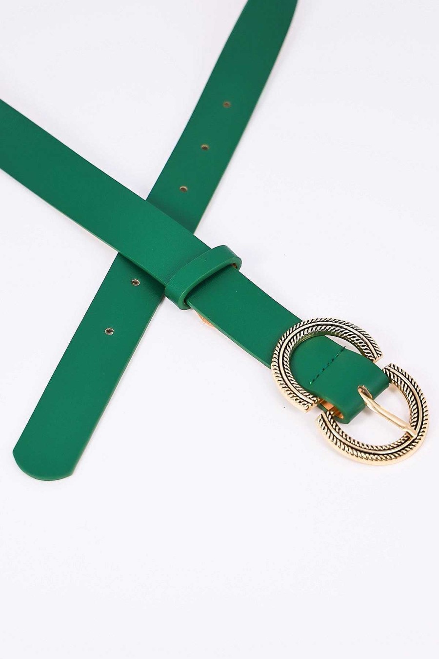 Belts | SOUL Accessories Green Half Circle Belt In M/L