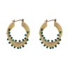 Boxed Gifts | Knight & Day Spiral Green Earrings