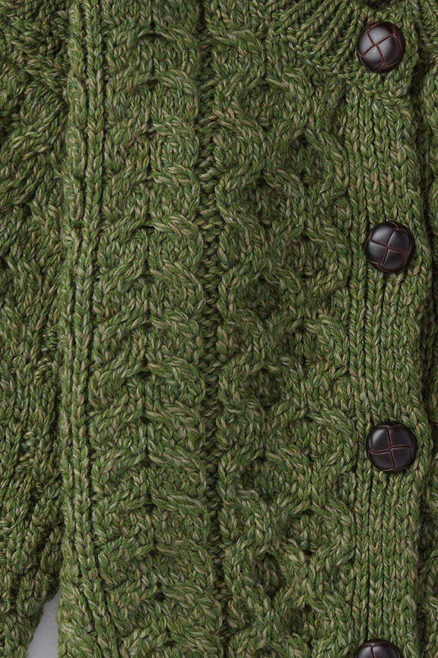 Jumpers & Cardigans | Aran Woollen Mills Kids Aran Cardigan In Green