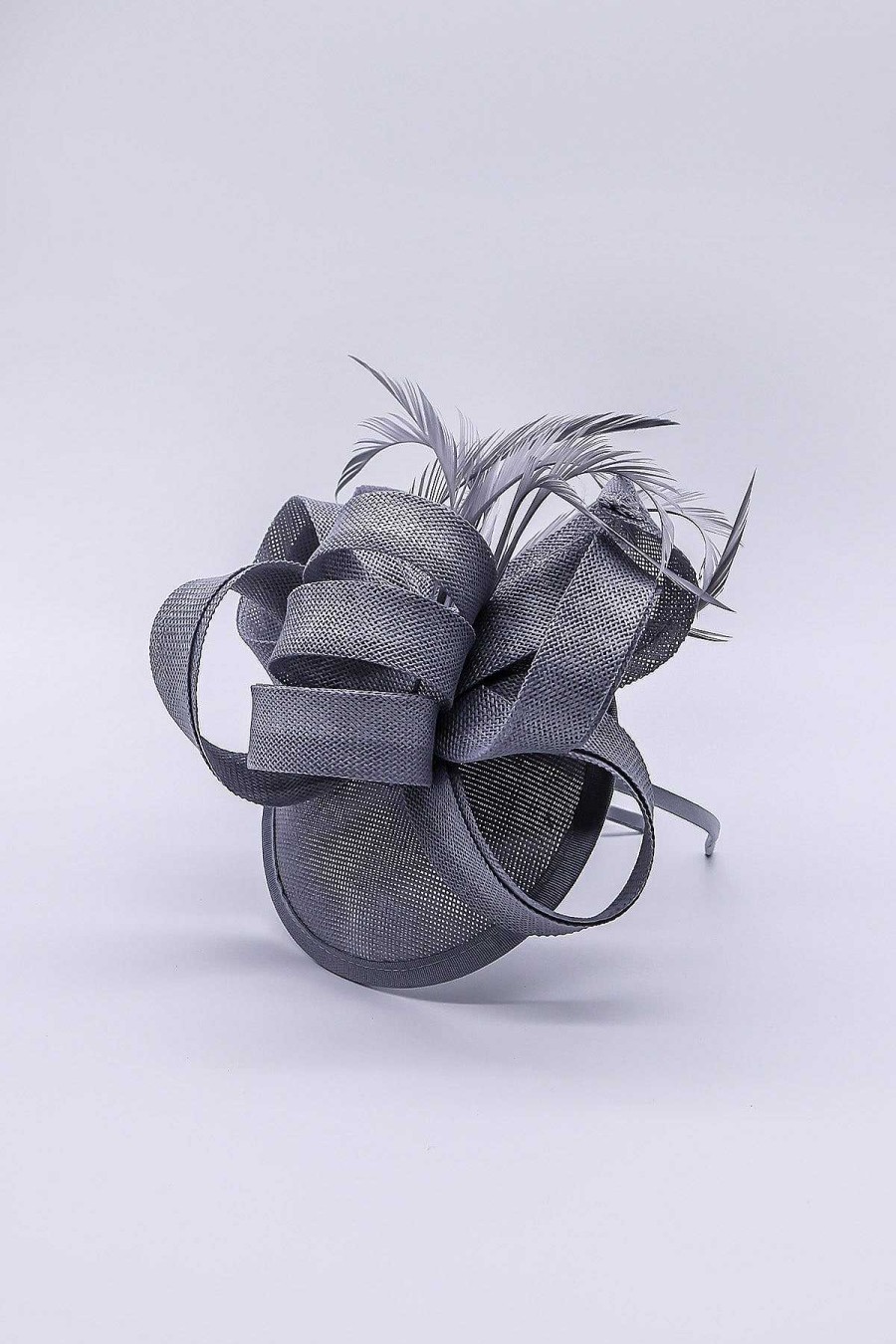 Fascinators | SOUL Accessories Bow Detail Fascinator In Silver