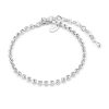 Boxed Gifts | Newbridge Silverware Jewellery Bracelet With Clear Stones