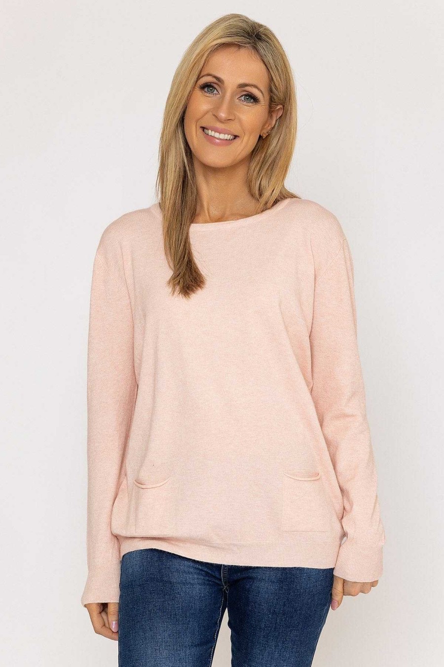 Jumpers & Cardigans | J'aime la Vie Button Detail Knit In Pink