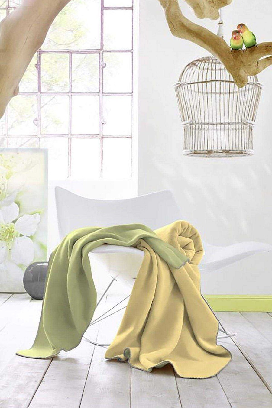 Homeware | Biederlack Duo Cotton Throw 150X200Cm In Ochre