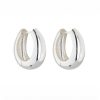 As Seen On Social | Knight & Day Silver Chunky Hoop Earrings