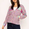 Jumpers & Cardigans | Kelly & Grace Weekend Space Dye Cardigan In Multi