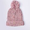 Hats | SOUL Accessories Chenille Contrast Beanie In Pink