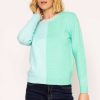 Jumpers & Cardigans | Kelly & Grace Weekend Panel Knit In Green