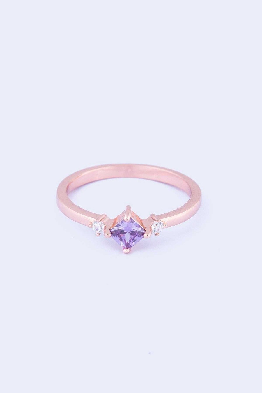 Jewellery | Knight & Day Hailey Amethyst Ring Size 7