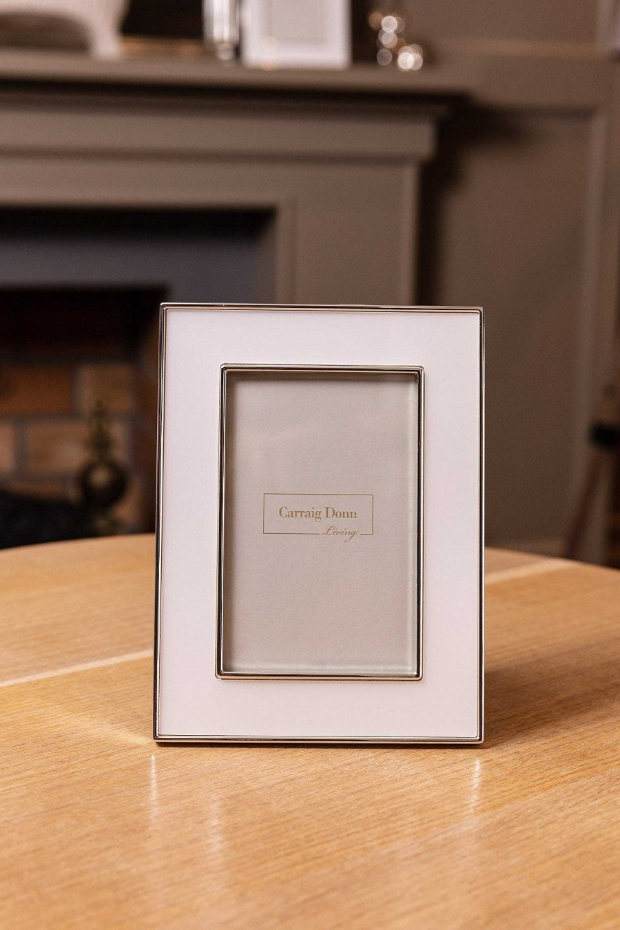 Homeware | Carraig Donn Living White & Silver Trimmed Frame