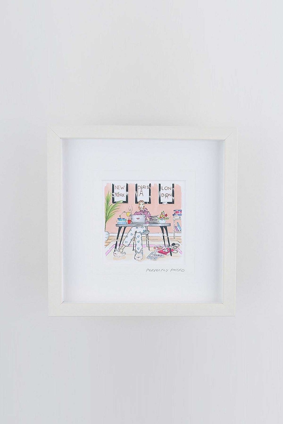 Homeware | Blue Shoe Gallery Perfectly Poised Small Framed Art Print