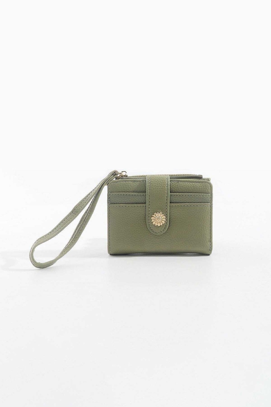 Accessories | SOUL Accessories Petite Glower Clasp Purse In Sage