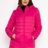 Coats & Jackets | Kelly & Grace Weekend Longline Puffa Coat In Pink