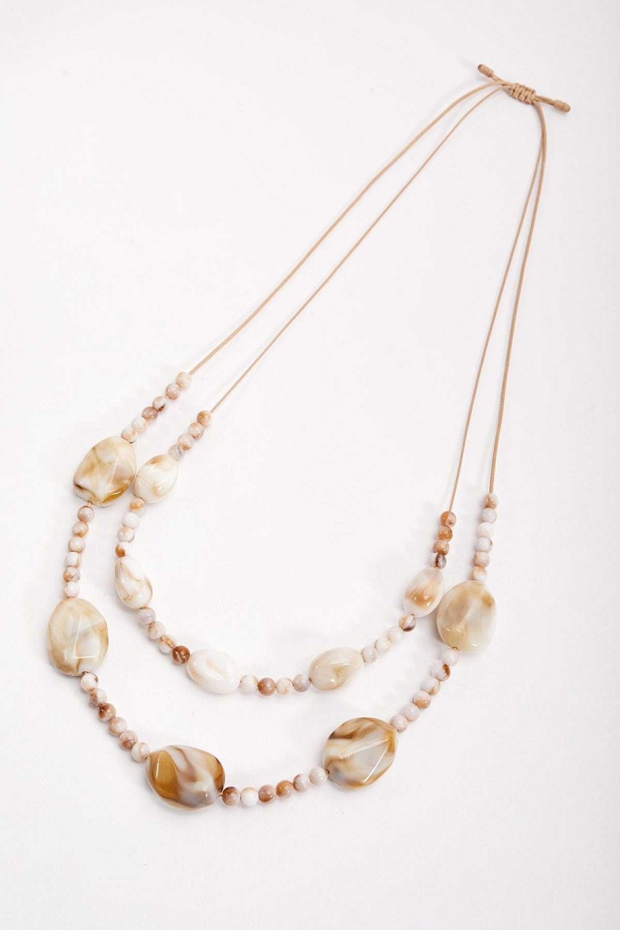 Necklaces | Soul Jewellery Double Strand Beaded Necklace