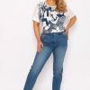 Jeans & Trousers | Ulla Popken Straight Leg Classic Jeans In Denim