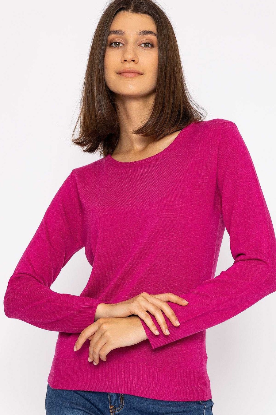 Jumpers & Cardigans | Rowen Avenue Crew Neck Cashmilon Knit In Pink