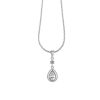 Boxed Gifts | Newbridge Silverware Jewellery Drop Pendant Clear Stone