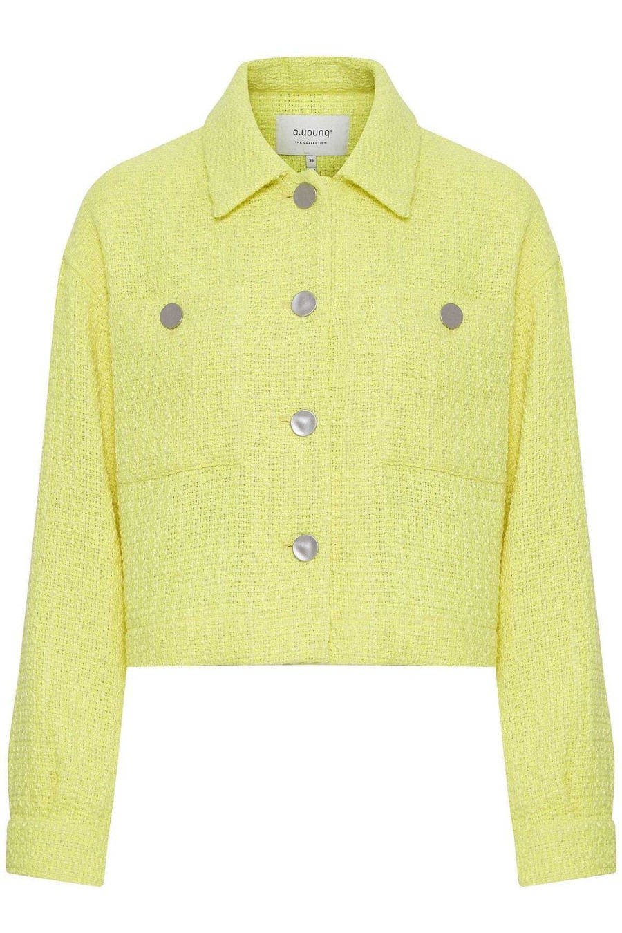 Coats & Jackets | B.Young Bydadena Yellow Tweed Jacket