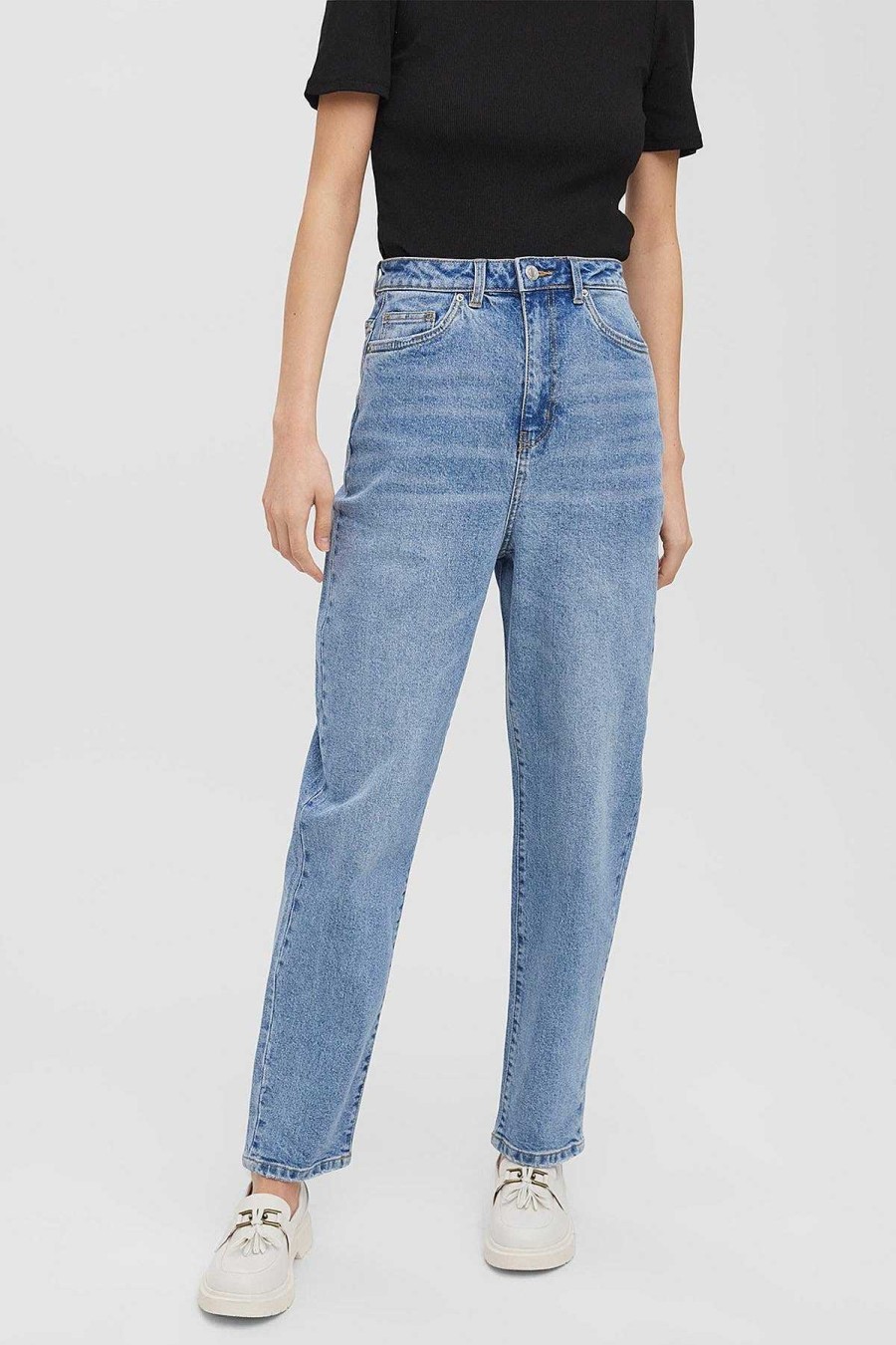 Jeans & Trousers | Vero Moda High Waist Mom Jeans In Denim 30\\