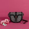 As Seen On Social | SOUL Accessories Printed Saddle Bag In Black