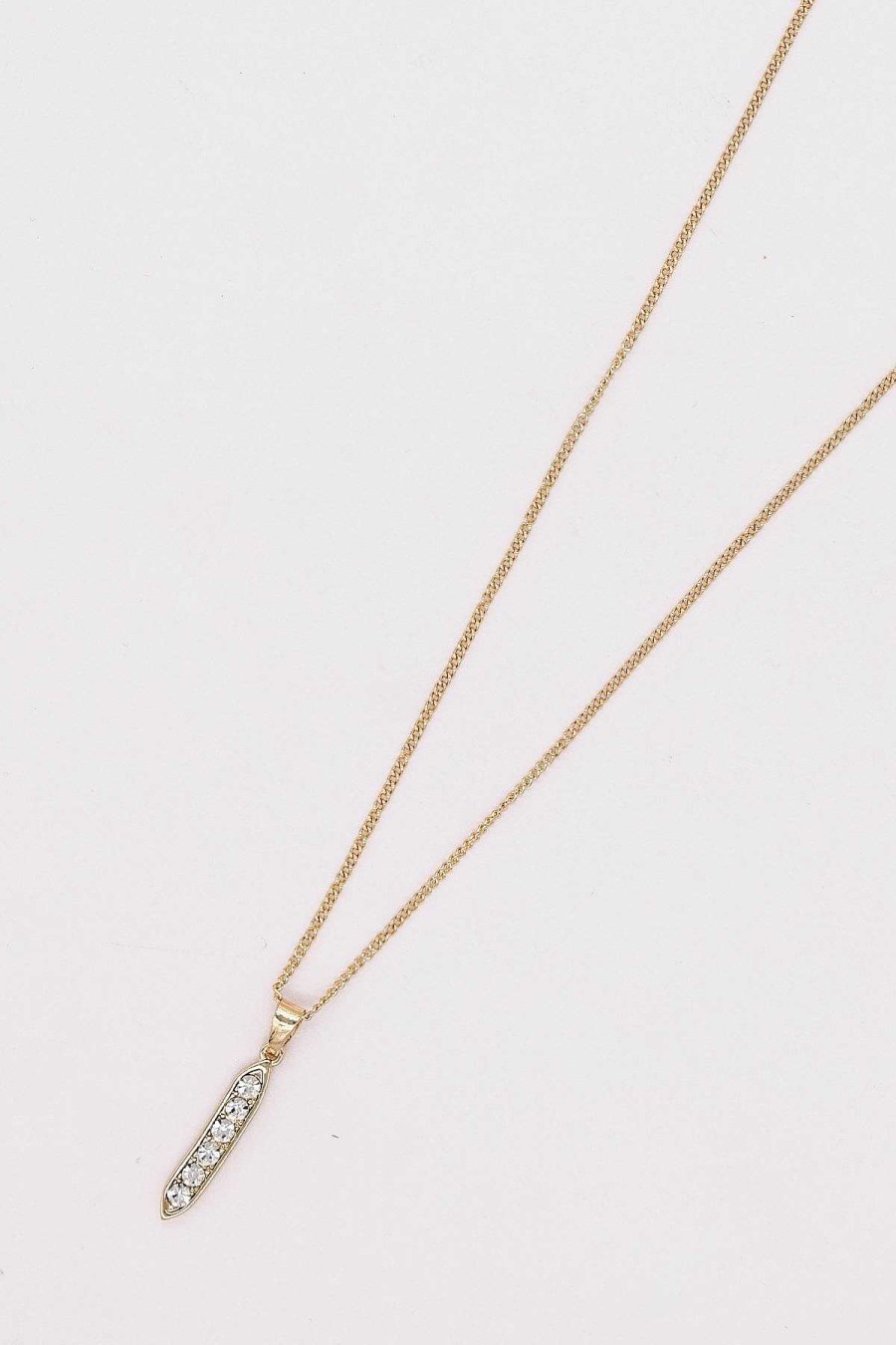 Necklaces | Joularie Long Pendant In Gold