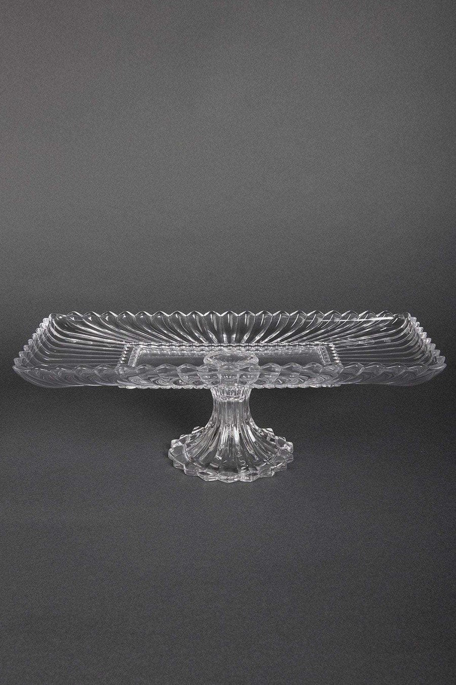 Homeware | Killarney Crystal Rectangular Footed Serving Plate