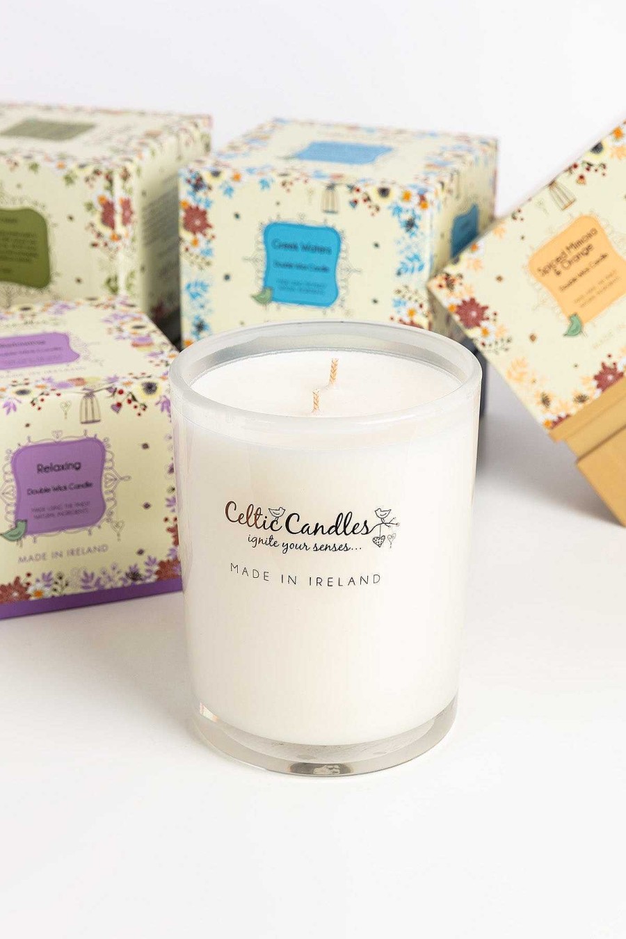 Homeware | Celtic Candles Double Wick Spiced Mimosa Candle