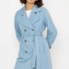 Coats & Jackets | Rowen Avenue Blue Trench Coat