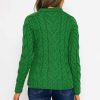 Jumpers & Cardigans | Aran Woollen Mills Super Soft Raglan Crew Sweater In Green